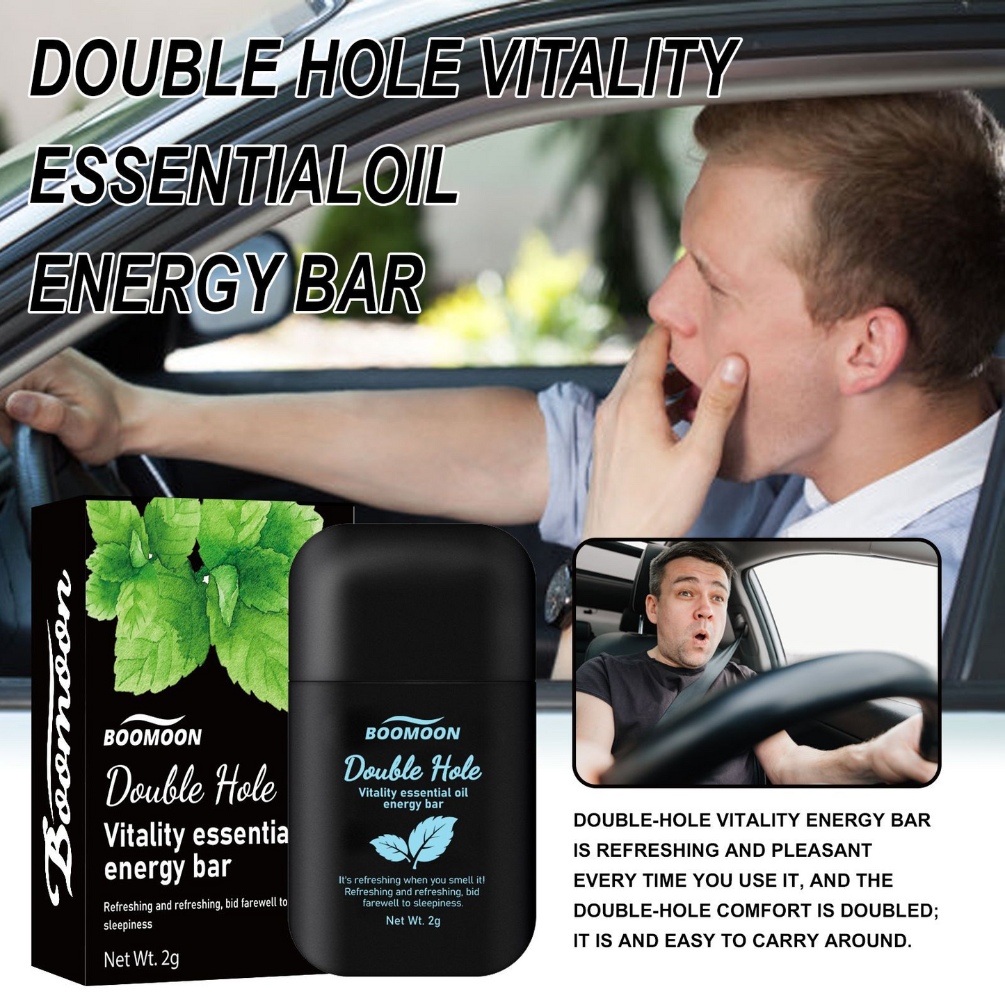 Mint Dual-Hole Energy Inhaler