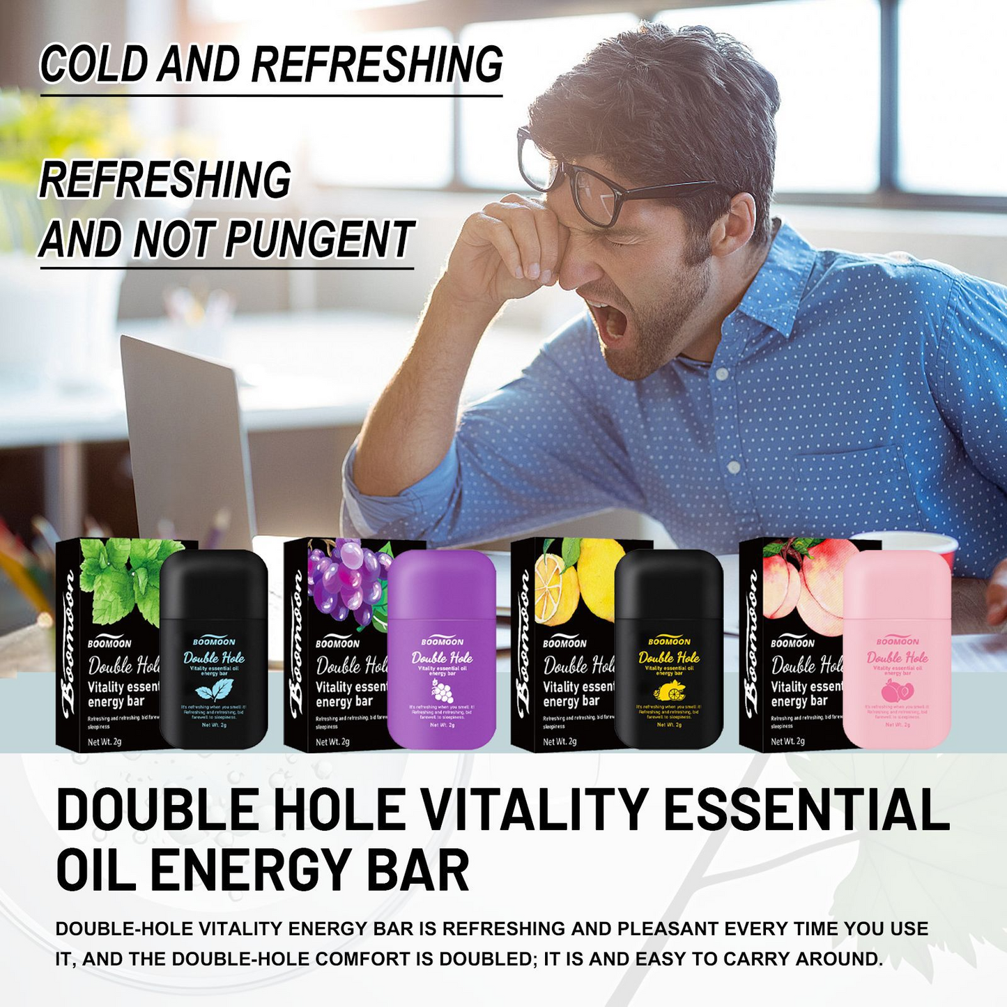 Mint Dual-Hole Energy Inhaler