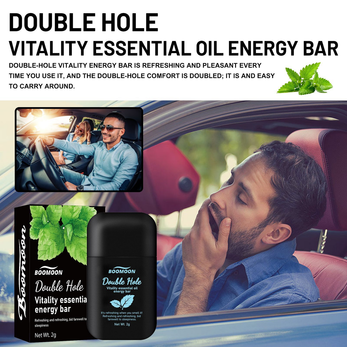 Mint Dual-Hole Energy Inhaler